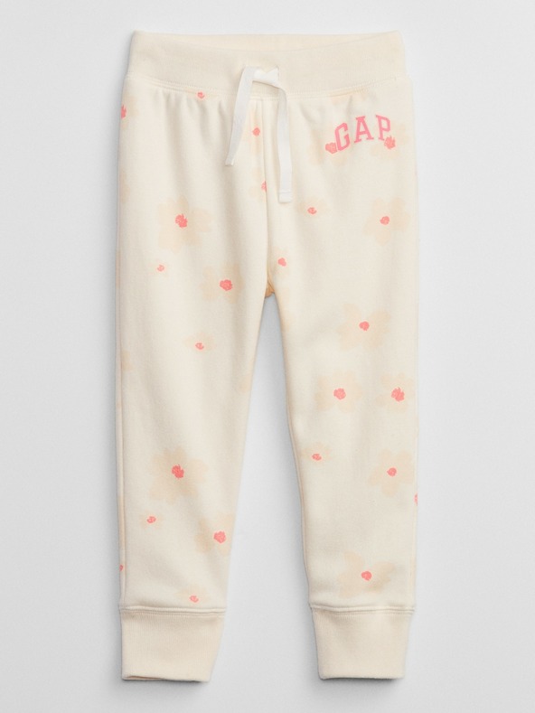 GAP Baby pantaloni de trening cu logo GAP