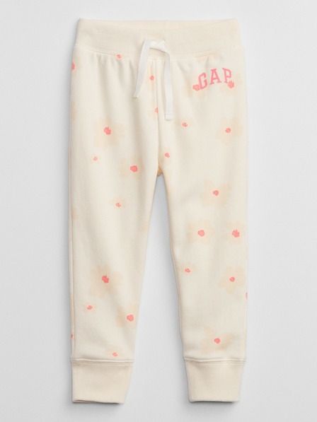 GAP Baby pantaloni de trening cu logo GAP