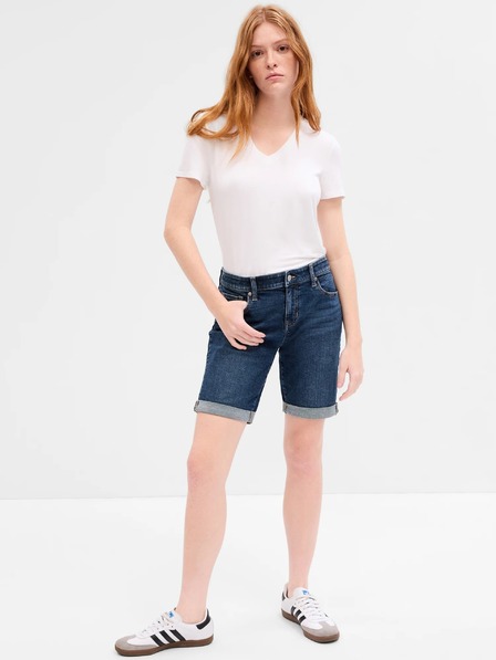 GAP Pantaloni scurți din denim mid rise GAP