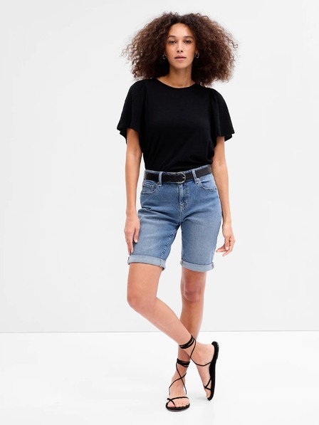 GAP Pantaloni scurți din denim mid rise GAP