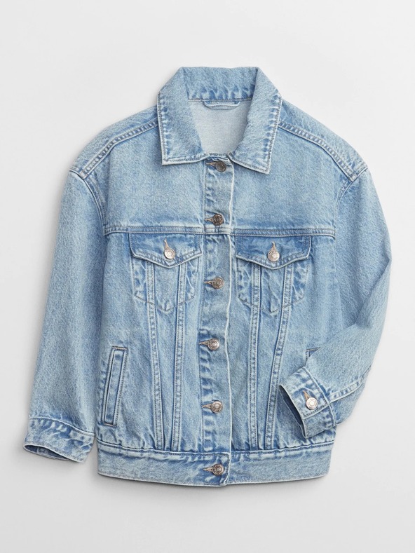 GAP Jachetă din denim pentru copii GAP