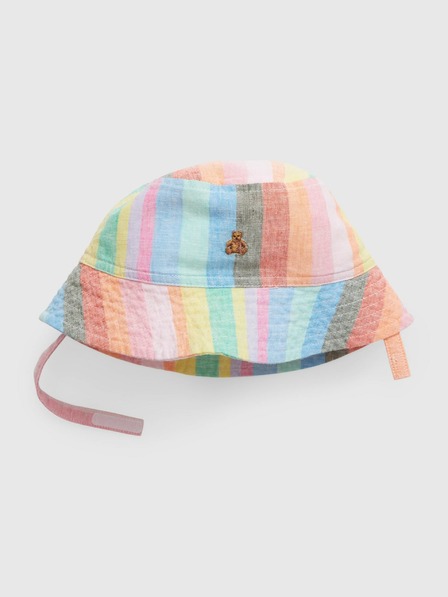 GAP Baby pălărie din in cu dungi GAP