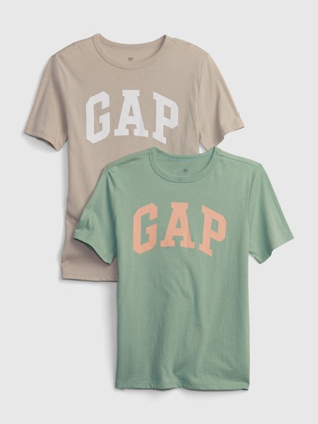 GAP Tricouri cu logo pentru copii, 2 bucăți GAP