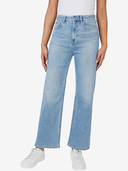 Pepe Jeans Blugi Pepe Jeans Lexa cu picior lat, albastru deschis, pentru femei