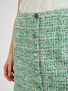 Orsay Fustă de damă verde din tweed ORSAY