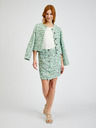 Orsay Fustă de damă verde din tweed ORSAY