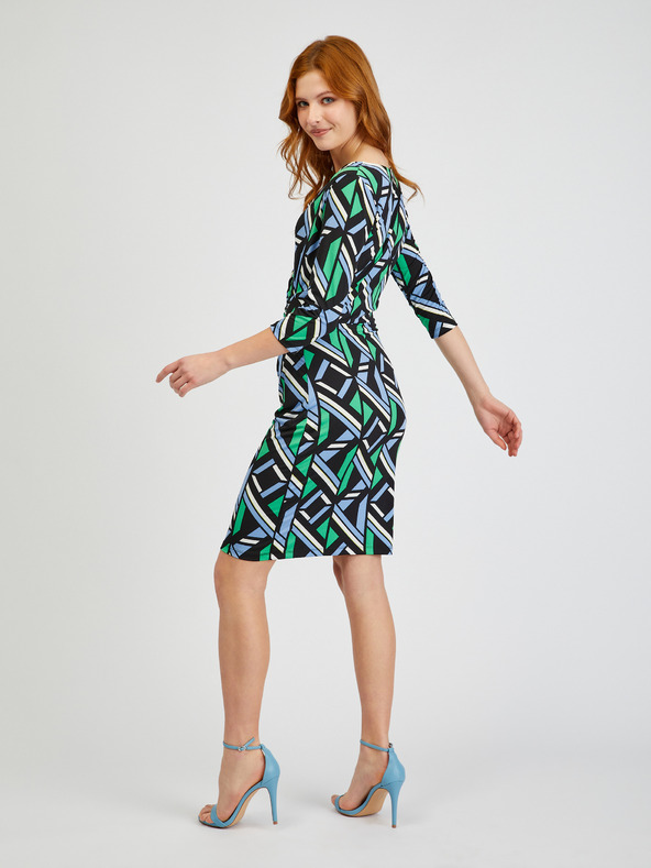 Orsay Rochie cu model verde-negru ORSAY