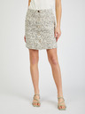 Orsay Fustă de damă bej din tweed ORSAY