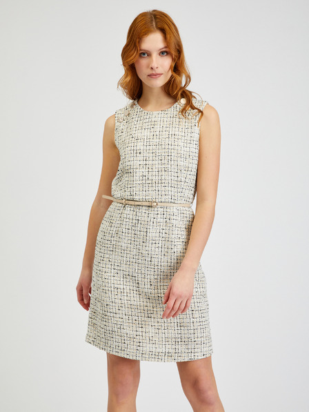Orsay Rochie de damă crem cu model cu curea ORSAY