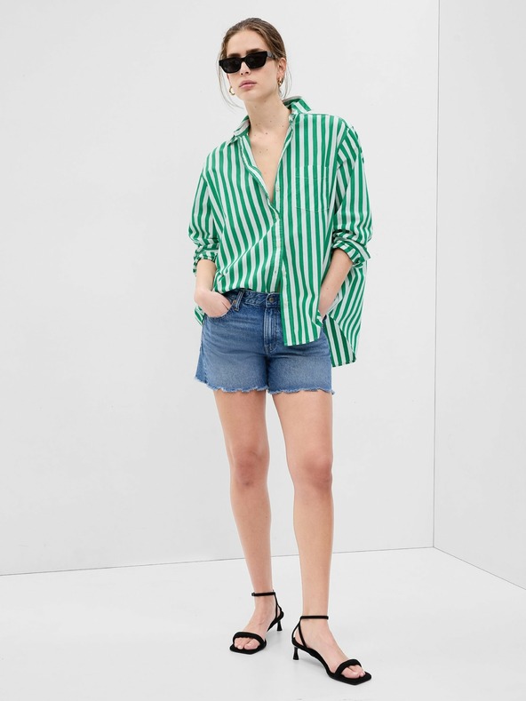 GAP Cămașă oversize cu dungi GAP