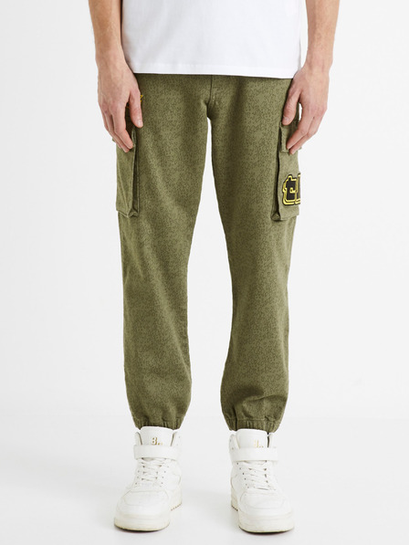 Celio Pantaloni verzi pentru bărbați Celio Dragon Ball Z
