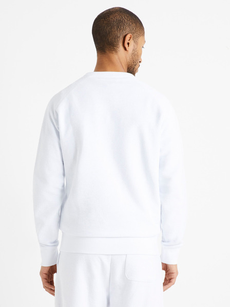 Celio Sweatshirt alb pentru bărbați Celio Dereverse