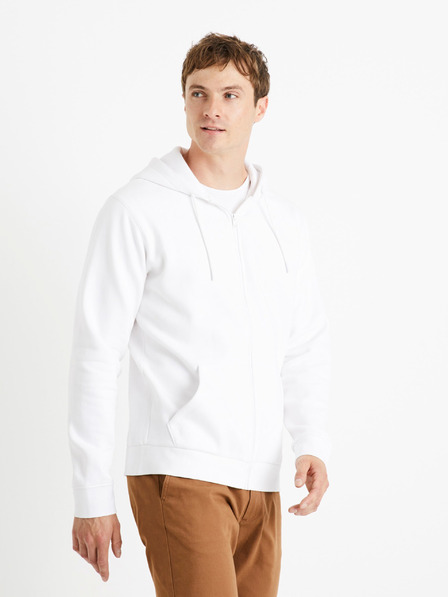 Celio Hanorac alb cu fermoar Celio Vethree