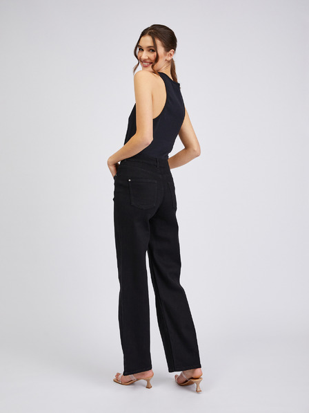 Orsay Jeans wide leg negri pentru femei ORSAY