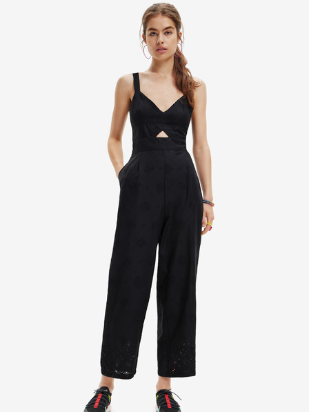 Desigual Salopeta pentru femei Desigual Sandall negru