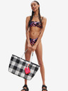 Desigual Fund de bikini cu model pentru femei negru Desigual Playa I