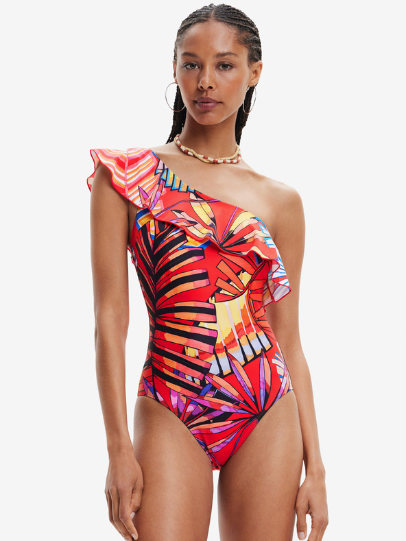 Desigual Roșu costum de baie cu model pentru femei Desigual Medewi