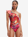 Desigual Roșu costum de baie cu model pentru femei Desigual Medewi