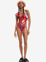 Desigual Roșu costum de baie cu model pentru femei Desigual Medewi