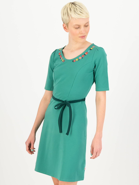 Blutsgeschwister Rochie pentru femei Petrol Blutsgeschwister