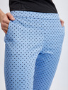 Orsay Pantaloni trei sferturi de damă albaștri cu buline ORSAY