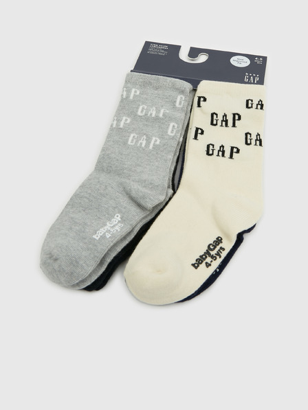 GAP Baby șosete cu logo 4 perechi GAP