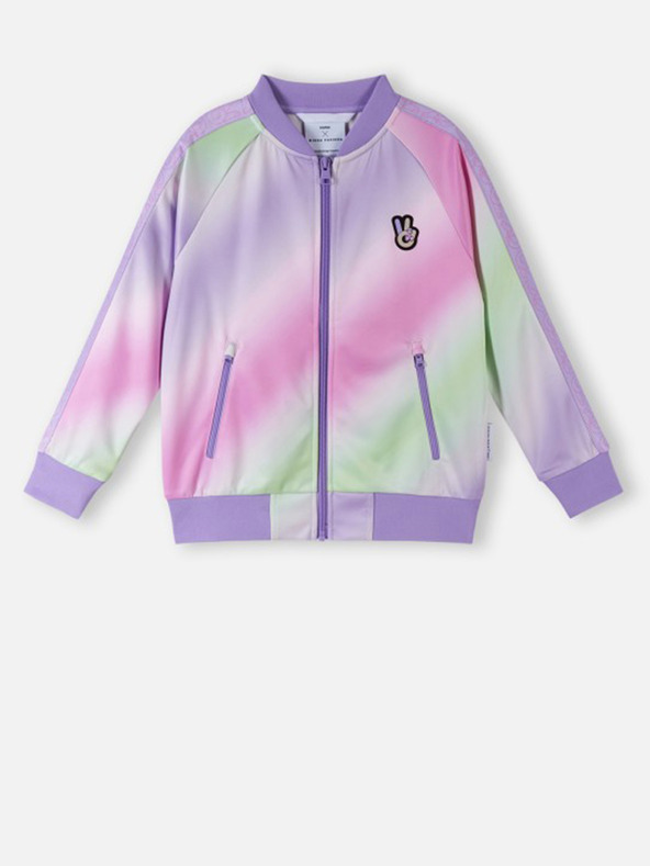 Reima Violet deschis Sweatshirt cu model pentru fete Reima