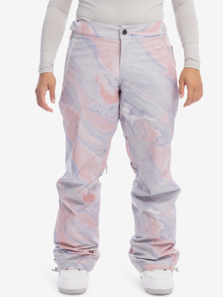 Roxy Pantaloni de iarnă cu model pentru femei Roxy Chloe Kim violet deschis