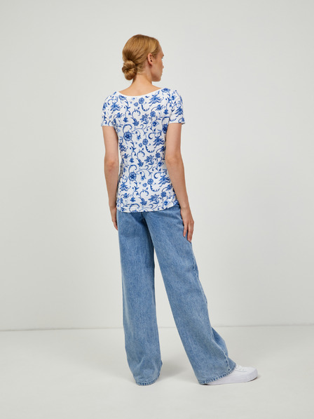 Orsay Tricou cu model albastru-alb ORSAY