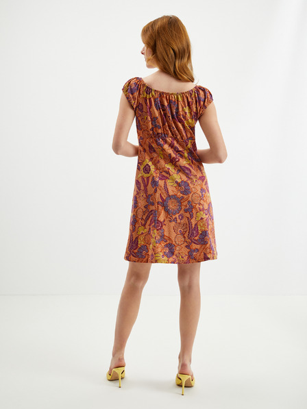 Orsay Rochie florală de damă portocalie ORSAY