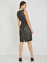 Orsay Rochie de damă bej-negru cu centură ORSAY