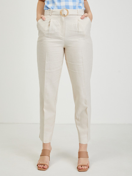 Orsay Pantaloni de damă bej ORSAY