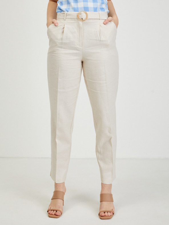 Orsay Pantaloni de damă bej ORSAY