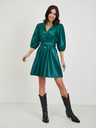 Orsay Rochie de damă verde din imitație de piele ORSAY