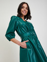 Orsay Rochie de damă verde din imitație de piele ORSAY