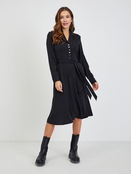 Orsay Rochie de damă neagră cu cordon ORSAY