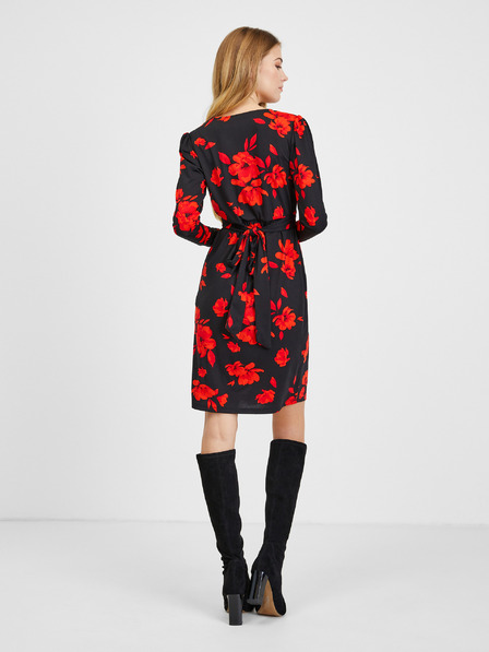 Orsay Rochie cu model floral roșu-negru de damă ORSAY