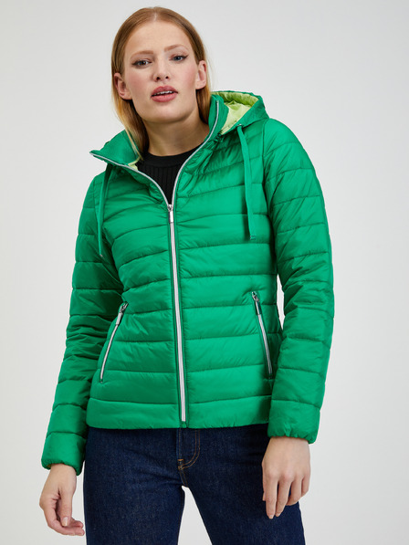Orsay Jachetă de iarnă matlasată de damă verde ORSAY