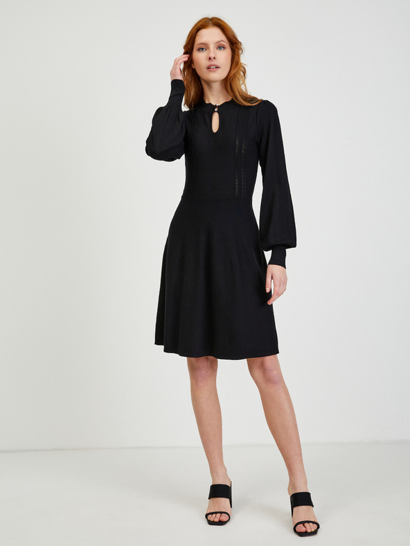 Orsay Rochie pulover negru pentru femei ORSAY