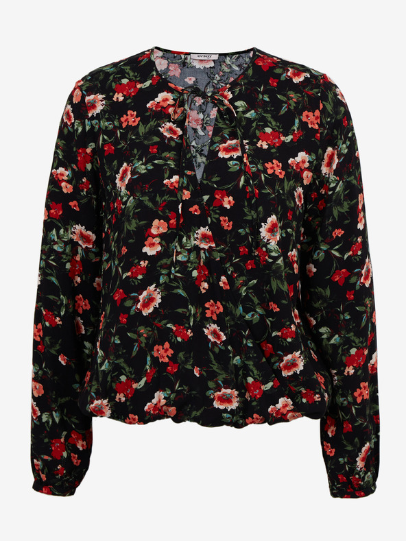 Orsay Bluză cu model floral roșu-negru de damă ORSAY