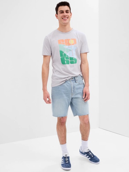 GAP Pantaloni scurți denim straight GAP