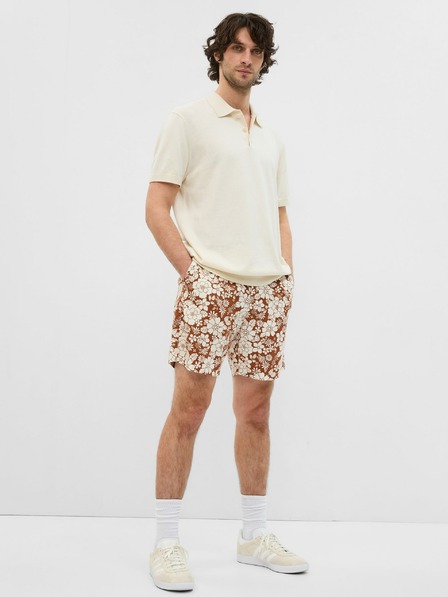 GAP Pantaloni scurți din in cu imprimeu floral GAP