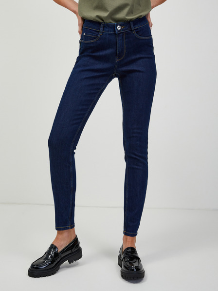 Orsay Blugi skinny cu push up albastru închis ORSAY