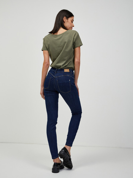 Orsay Blugi skinny cu push up albastru închis ORSAY