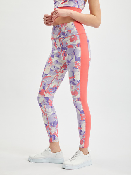 Orsay Colanți sport de damă cu model floral violet deschis ORSAY