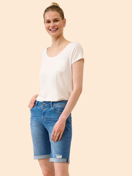 Orsay Pantaloni scurți din denim albastru cu efect rupt ORSAY