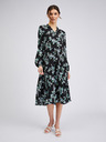Orsay Rochie florală de damă neagră ORSAY