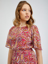 Orsay Rochie de damă cu model roșu-roz ORSAY