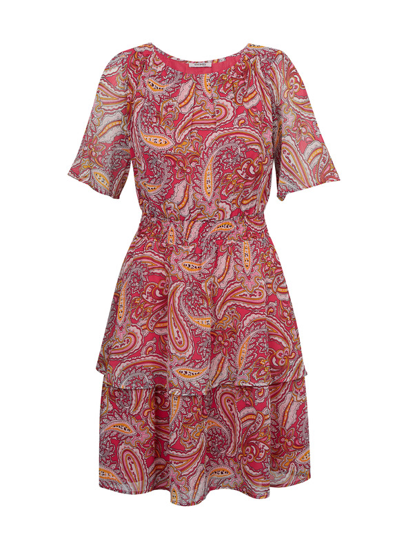Orsay Rochie de damă cu model roșu-roz ORSAY