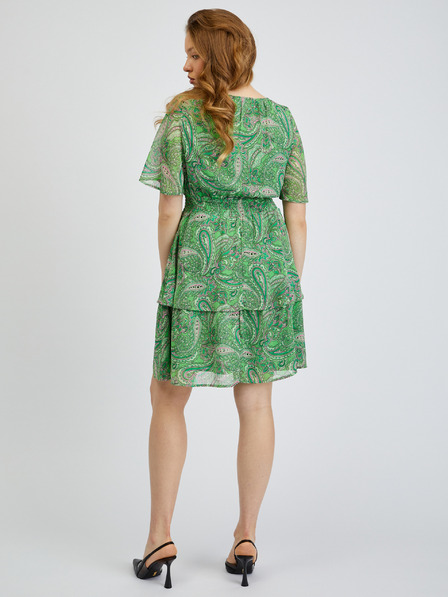 Orsay Rochie de damă verde cu model ORSAY